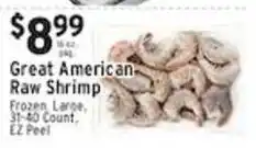Met Foodmarkets Great American Raw Shrimp offer