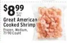 Met Foodmarkets Great American Cooked Shrimp offer