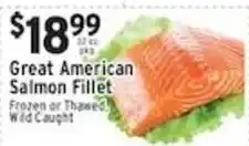 Met Foodmarkets Great American Salmon Fillet offer
