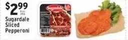 Met Foodmarkets Sugardale Sliced Pepperoni offer