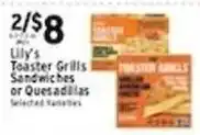 Met Foodmarkets Lily's Toaster Grills Sandwiches or Quesadillas offer