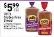 Met Foodmarkets Udi's Gluten Free Bread offer