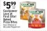 Caulipower Love at First Bite! Baked Pizza Bites