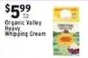 Organic Valley Heavy Whipping Cream
