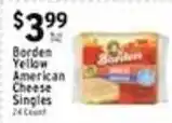Met Foodmarkets Borden yellow american cheese singles offer
