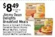 Met Foodmarkets Jimmy Dean Delights Breakfast Meals offer