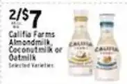 Met Foodmarkets Califia Farms Almondmilk, Coconutmilk or Oatmilk offer