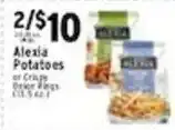 Met Foodmarkets Alexia Potatoes or Crispy Onion Rings offer