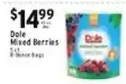 Met Foodmarkets Dole mixed berries offer