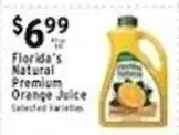 Met Foodmarkets Florida's Natural Premium Orange Juice offer