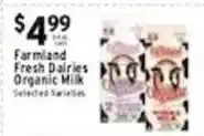 Met Foodmarkets Farmland Fresh Dairies Organic Milk offer