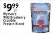 Met Foodmarkets Wyman's Wild Blueberry Crumble Protein Blend offer