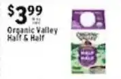 Met Foodmarkets Organic Valley Half & Half offer