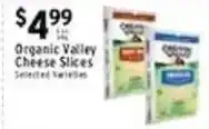 Met Foodmarkets Organic Valley Cheese Slices offer