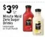 Met Foodmarkets Minute Maid Zero Sugar Drinks offer
