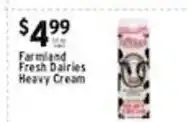 Met Foodmarkets Farmland Fresh Dairies Heavy Cream offer