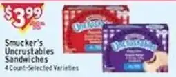 Met Foodmarkets Smucker's Uncrustables Sandwiches offer