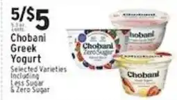 Met Foodmarkets Chobani Greek Yogurt offer