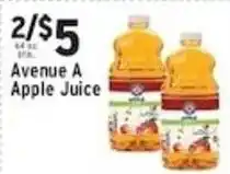 Met Foodmarkets Avenue A Apple Juice offer