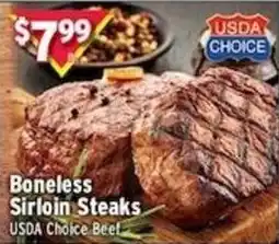 Met Foodmarkets Boneless Sirloin Steaks offer