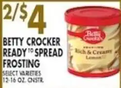 Met Foodmarkets Betty Crocker ready to spread frosting offer