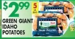 Met Foodmarkets Green Giant Idaho Potatoes offer