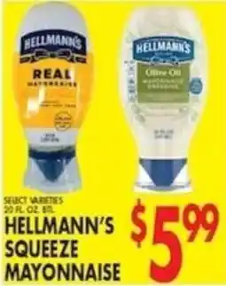 Met Foodmarkets Hellmann's squeeze mayonnaise offer