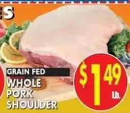 Met Foodmarkets Grain Fed Whole Pork Shoulder offer