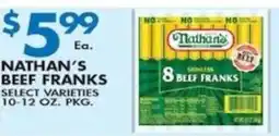 Met Foodmarkets Nathan's beef franks offer