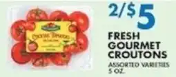 Met Foodmarkets Fresh gourmet croutons offer