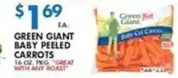 Met Foodmarkets Green Giant baby peeled carrots offer