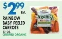 Met Foodmarkets Rainbow Baby Peeled Carrots offer