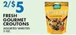 Met Foodmarkets Fresh gourmet croutons offer