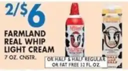 Met Foodmarkets Farmland real whip light cream offer