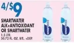 Met Foodmarkets Smartwater Alk+Antioxidant or Smartwater offer