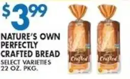 Met Foodmarkets Nature's Own Perfectly Crafted Bread offer