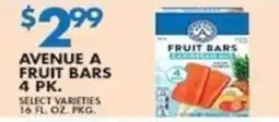 Met Foodmarkets Avenue fruit bars offer
