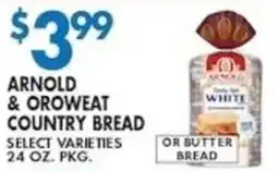 Met Foodmarkets Arnold & Oroweat Country Bread offer