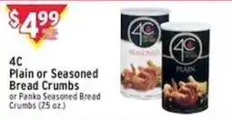 Met Foodmarkets 4c plain or seasoned bread crumbs offer