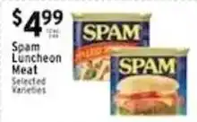 Met Foodmarkets Spam Luncheon Meat offer