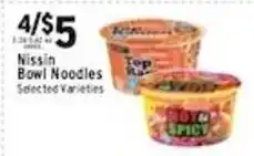 Met Foodmarkets Nissin Bowl Noodles offer
