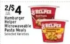 Met Foodmarkets Hamburger Helper Microwaveable Pasta Meals offer