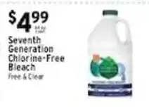 Met Foodmarkets Seventh Generation Chlorine-Free Bleach Free & Clear offer