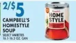 Met Foodmarkets Campbell's Homestyle Soup offer
