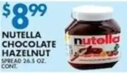 Met Foodmarkets Nutella chocolate hazelnut offer