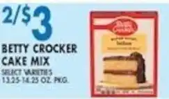 Met Foodmarkets Betty Crocker cake mix offer