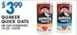Met Foodmarkets Quaker quick oats offer
