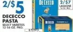 Met Foodmarkets Dececco pasta offer