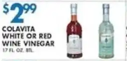 Met Foodmarkets Colavita white or red wine vinegar offer