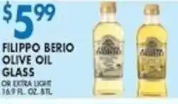 Met Foodmarkets Filippo Berio Olive Oil Glass offer